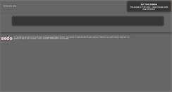 Desktop Screenshot of ensan.de